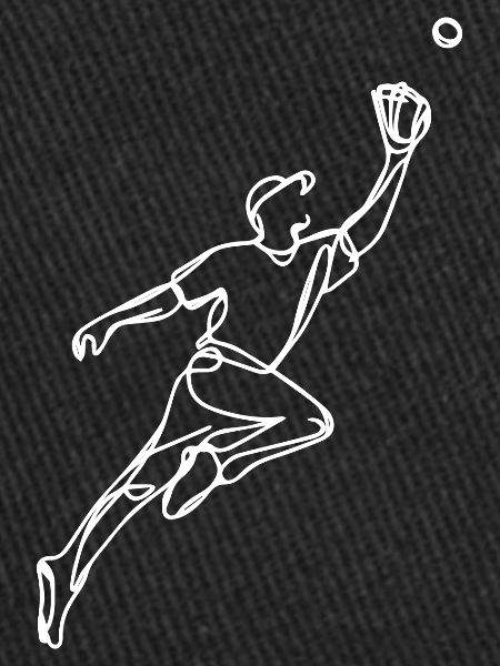 Baseball player drawing