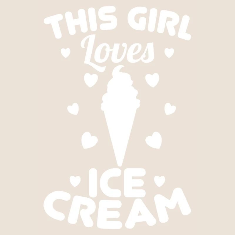 Eiscreme Mädchen