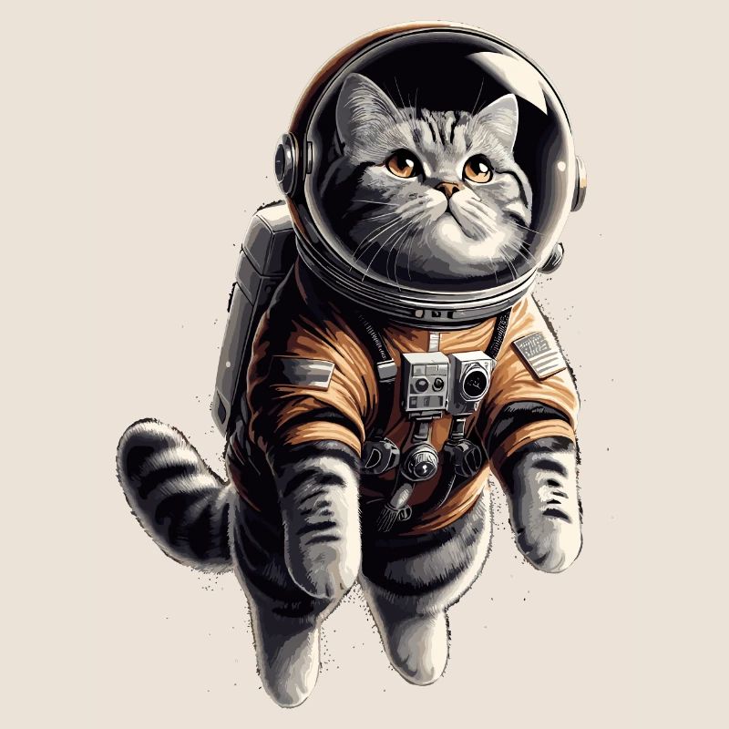 Astronaut BKH getigert Geschenk