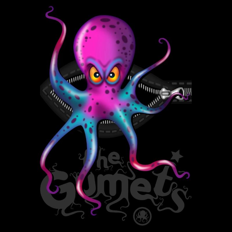 Wütender Oktopus