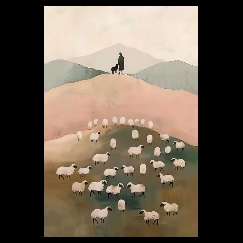 Jésus quitte le 99, art mural chrétien,