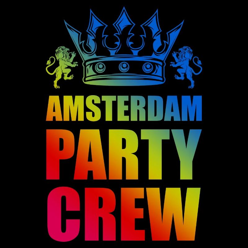 Amsterdam Party Crew Spruch