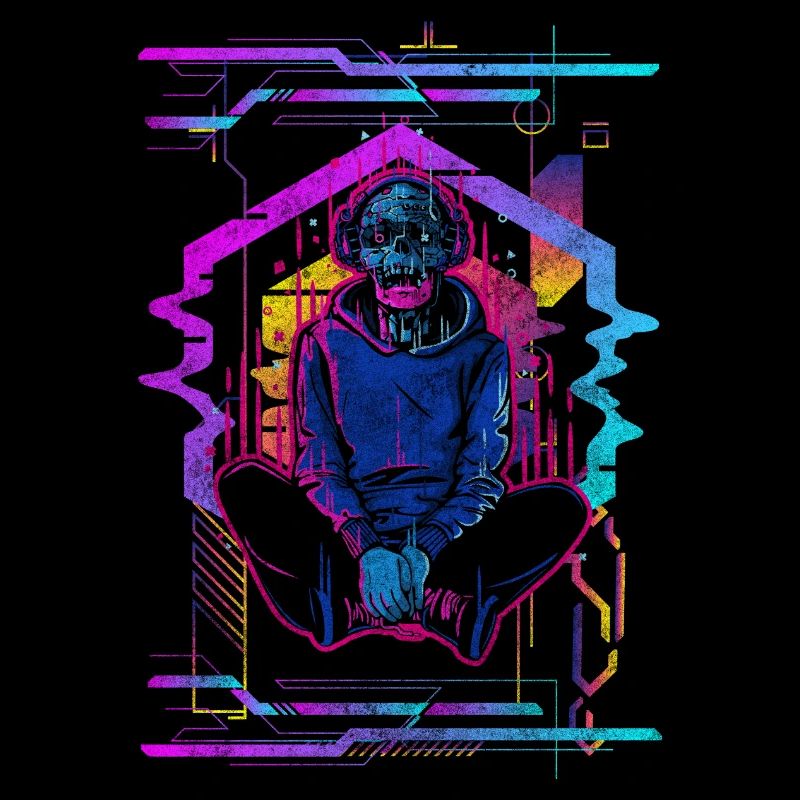 Future Android Neon Gaming