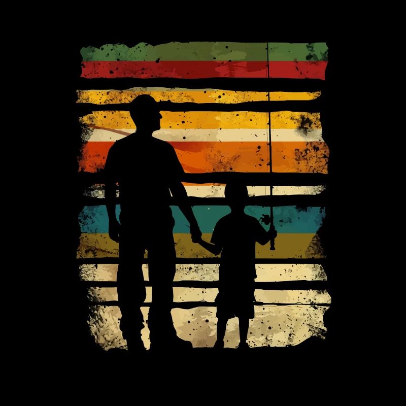 Père et fils Pêche Pêche