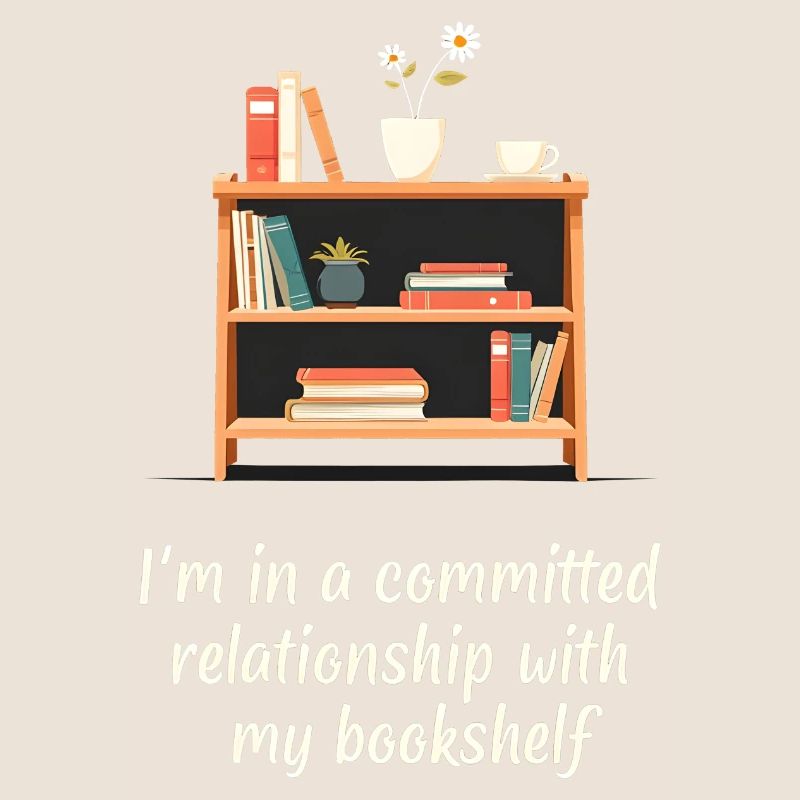 I'm in a committed relationship with my bookshelf