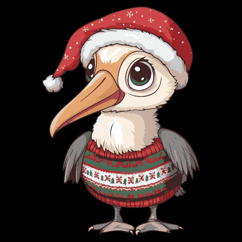 Pelican Bird Christmas
