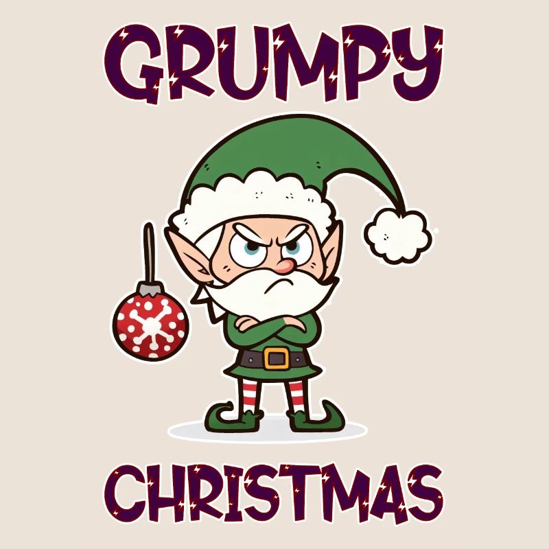 Grumpy Christmas Elf