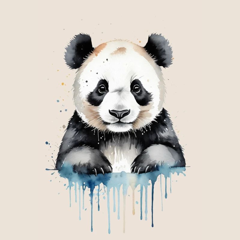 Panda Ludique Aquarelle