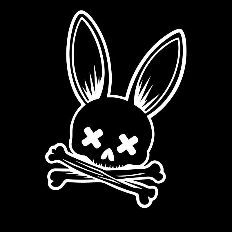 Crâne de lapin Crâne de Pâques