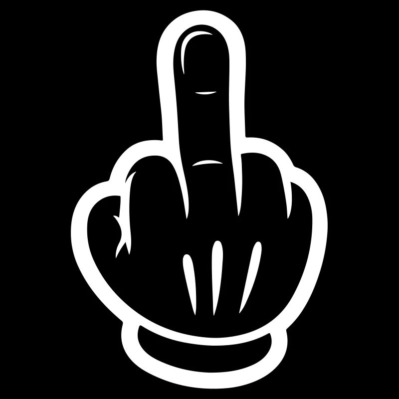 Middle Finger Comic Hand