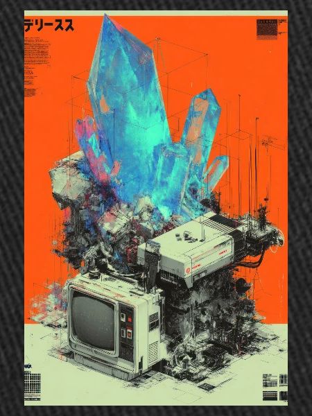 Fusion de cristaux Retro Tech