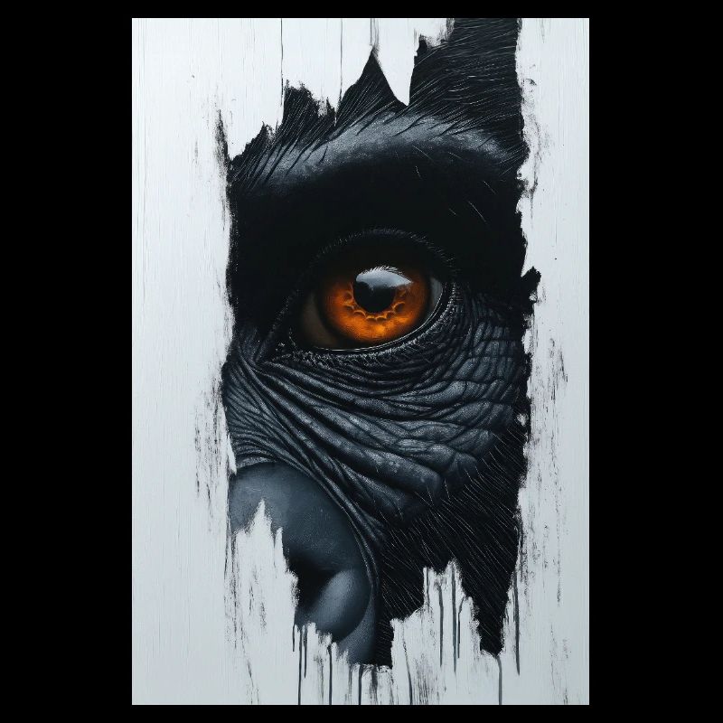 Regard primitif perçant