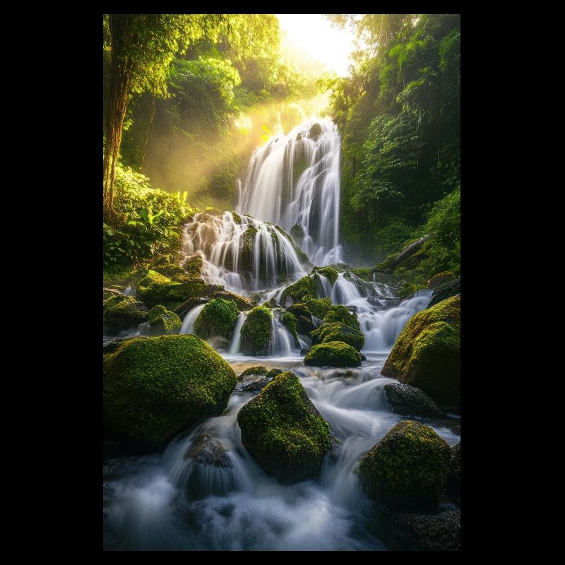 Cascade de la jungle mystique