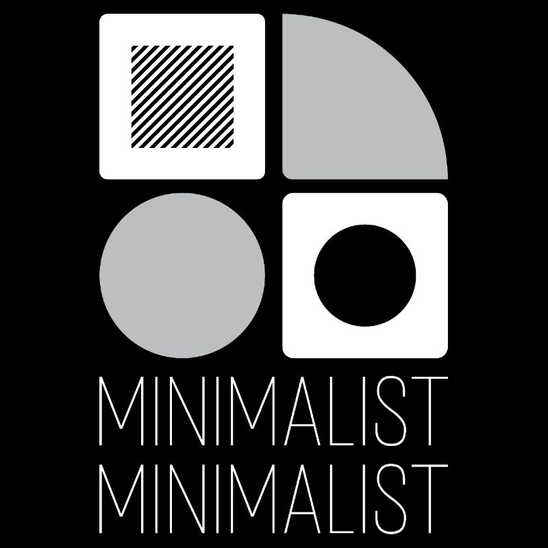 Minimalist geometry greys on white