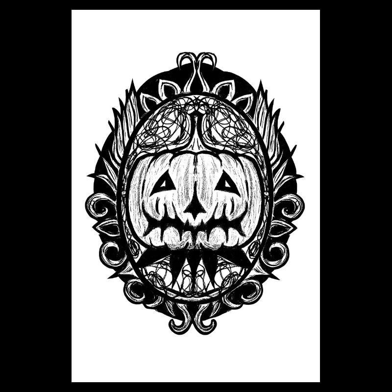 Mandala Pumpkin Ornament