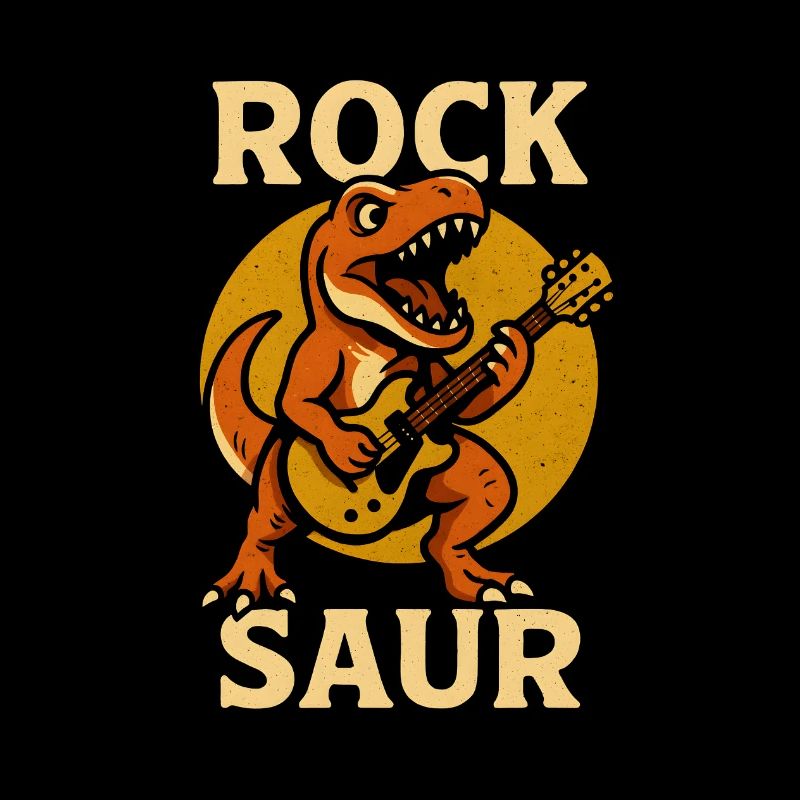 RockSaur Guitar Dino