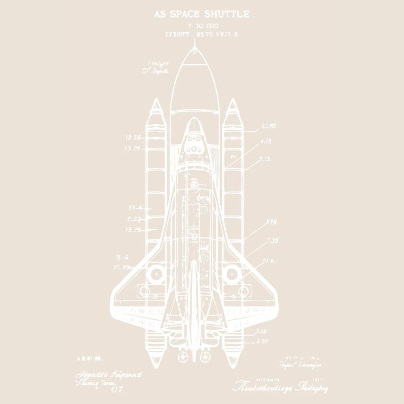 Space Shuttle-Bauplan