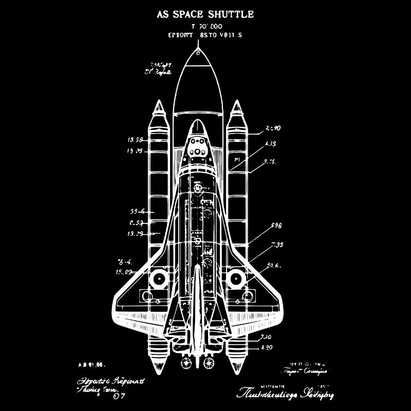 Plan de la navette spatiale