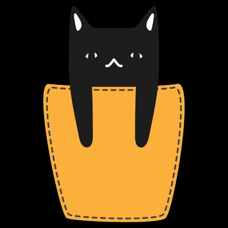 Katze In Der Brusttasche