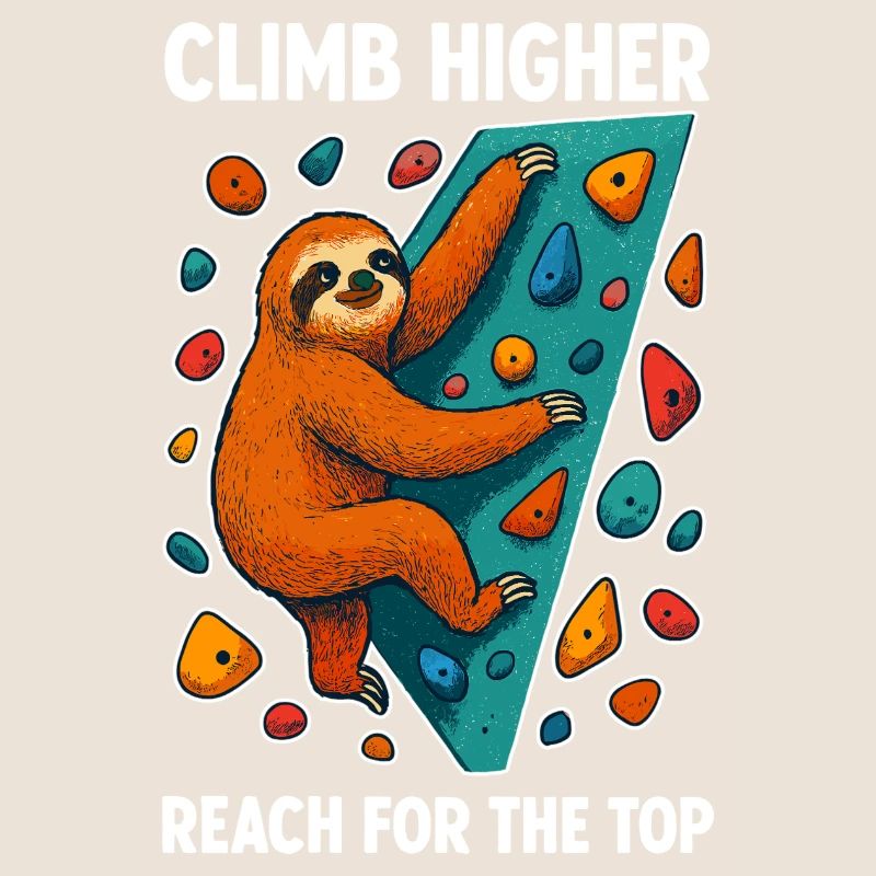 Bouldering Sloth Climbing Boulder Climber