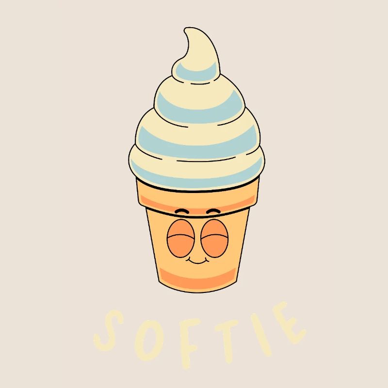 Softie Softeis Comic Icecream Lover