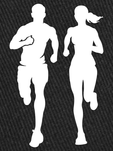 Marathon par équipe Marathon Silhouette