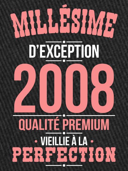2008 – Millésime d’exception – Qualité premium