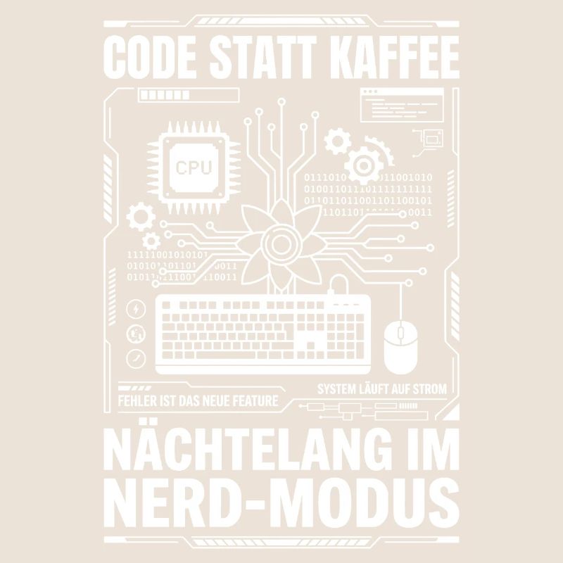 Code au lieu de mode nerd du café