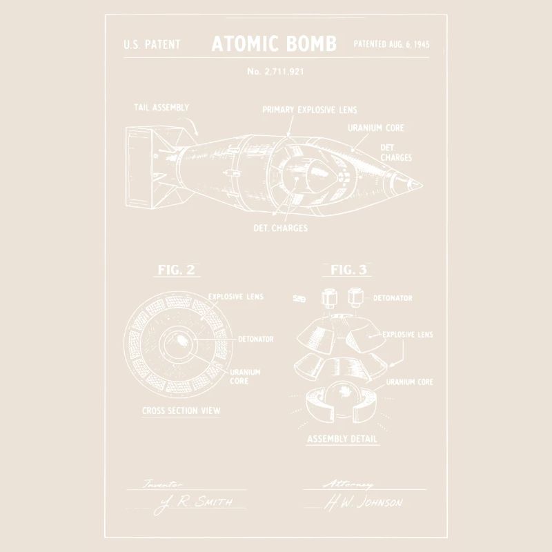 Esquisse du plan de la bombe atomique