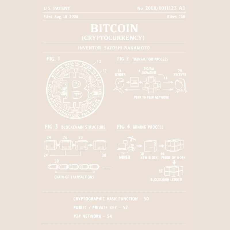Bitcoin-Schema: Krypto-Flussdiagramm