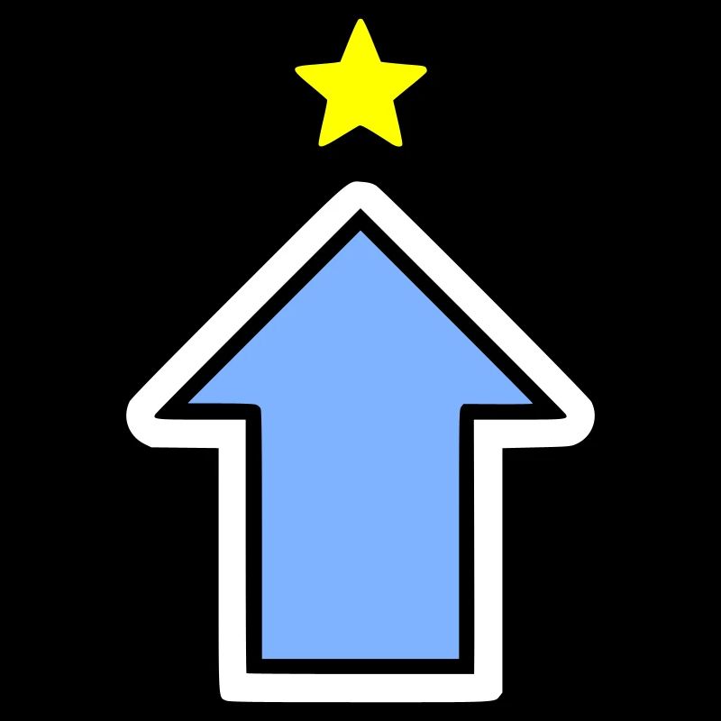 Puissance de Puissance Étoile de Flèche Étoile de Jeu de Niveau