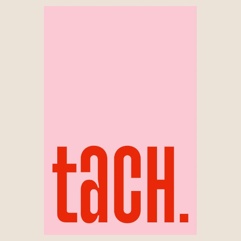 Tach - rosa rot