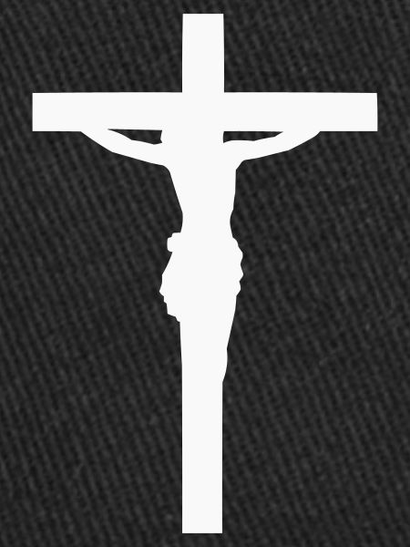 Jésus silhouette de croix