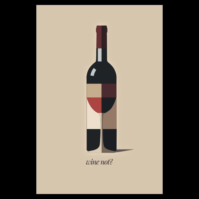 Du vin. Ce n’est pas drôle que le vin dit.