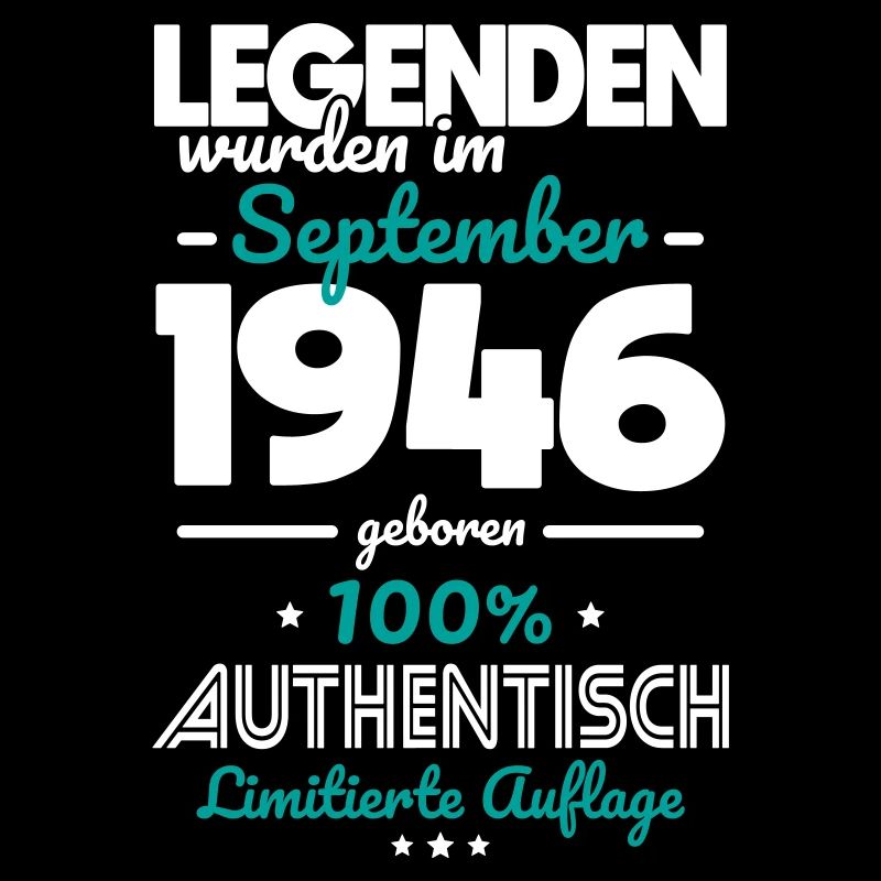80. Geburtstag - Legenden wurden im September 1946