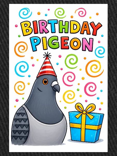 Fête d’anniversaire des pigeons