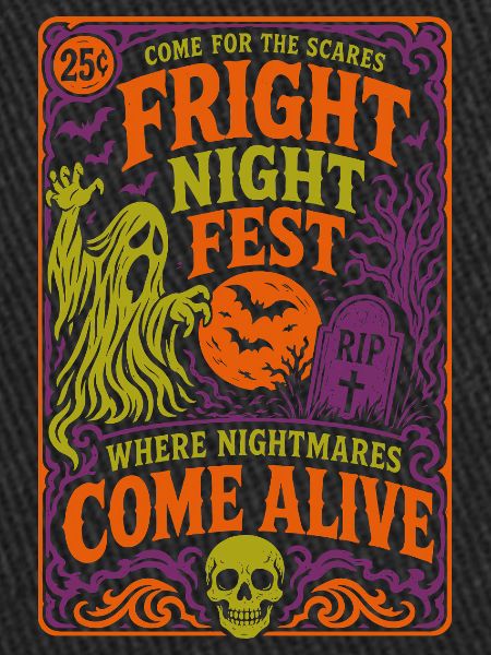 Fright Night Fest Halloween Fantôme