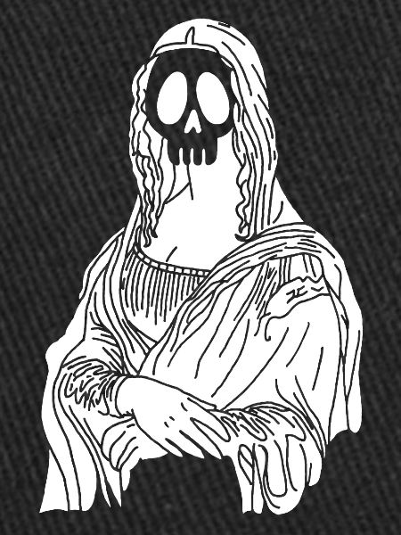 Mona Lisa Skull (White)
