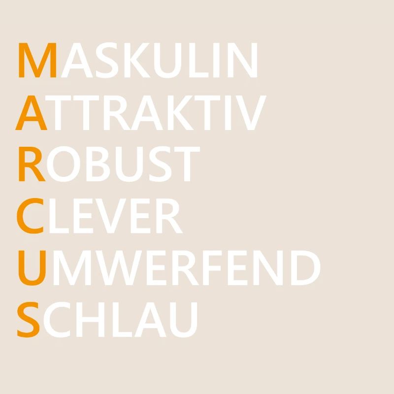 Marcus Name Geschenk