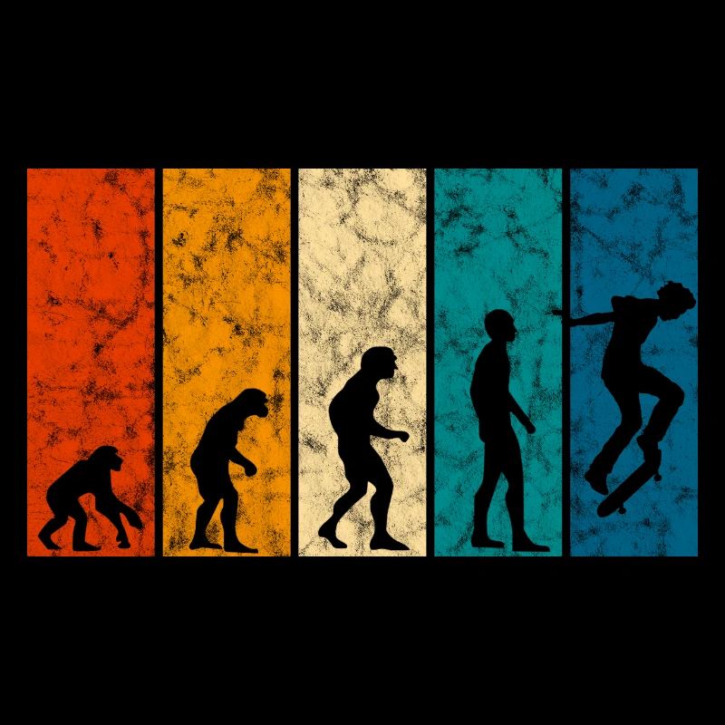 Evolution Skateboarder Skateboard Skater Skate