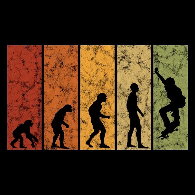 Evolution Skateboarder Skateboard Skater Skate