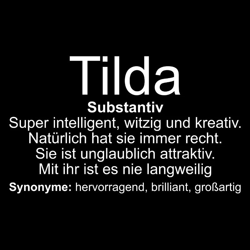 Nom Définition Tilda