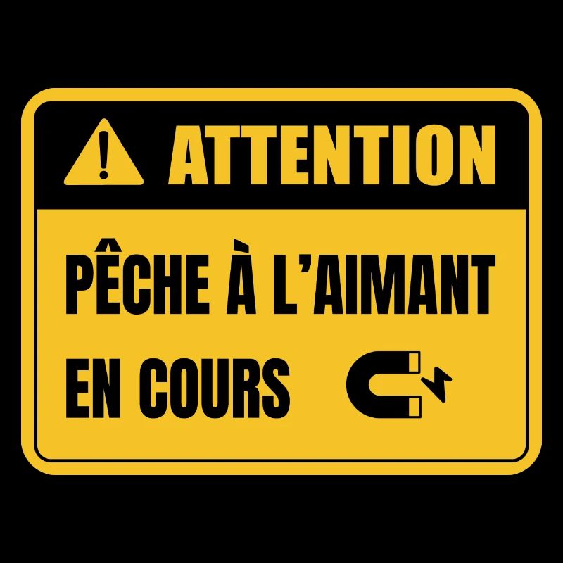 Pêche à l'aimant en cours - cadeau pêcheur aimant