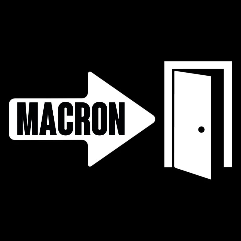 Macron la porte