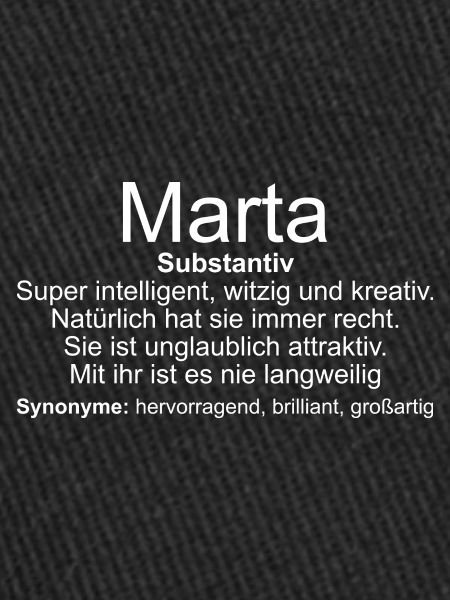 Name Definition Marta