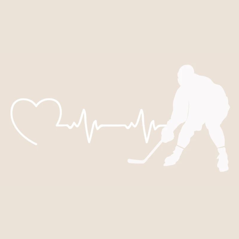 Eishockey im retro oder vintage Style für Kinder
