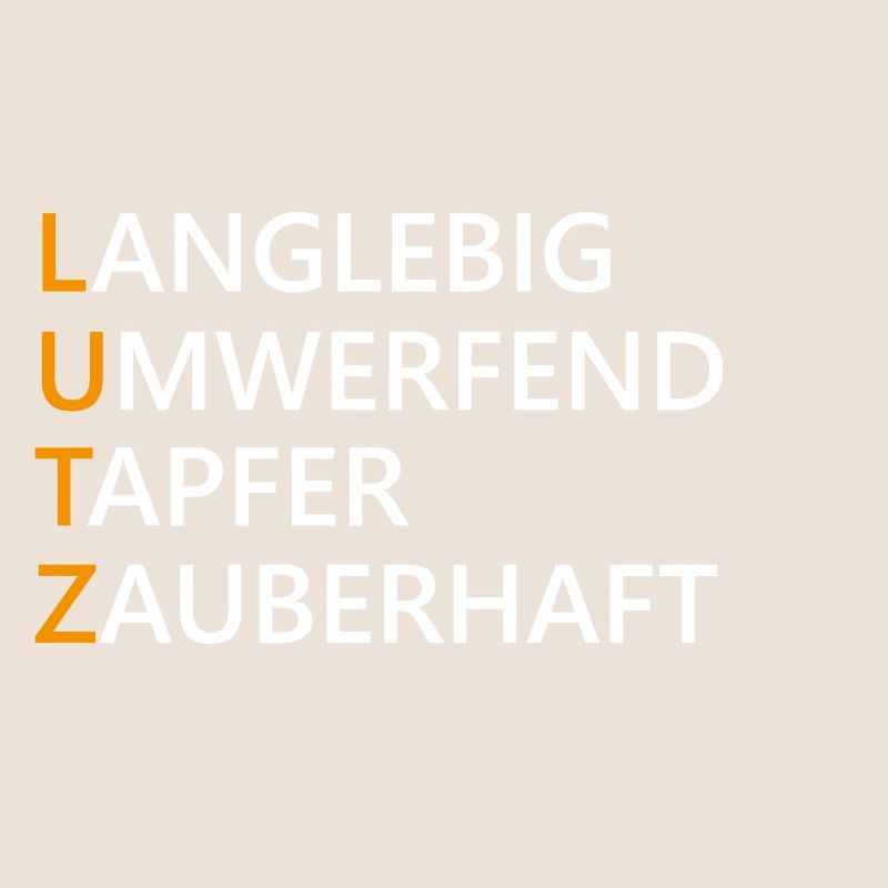 Lutz Name Geschenk