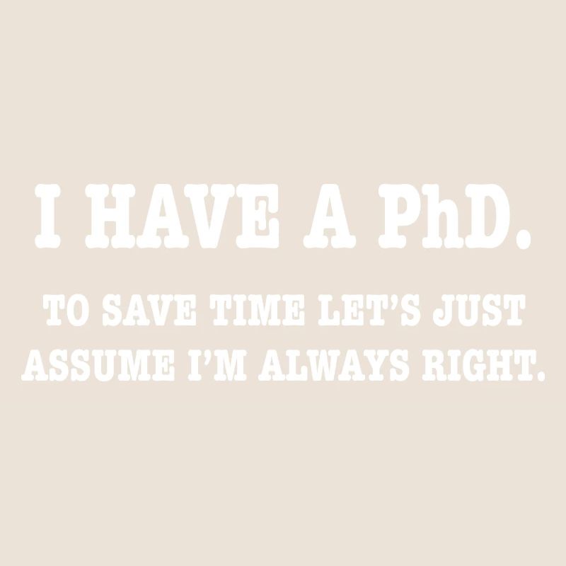 Phd Student Cadeau