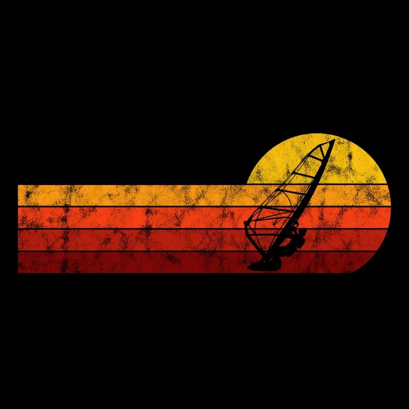 Surf de windsurfer Retro Windsurfing