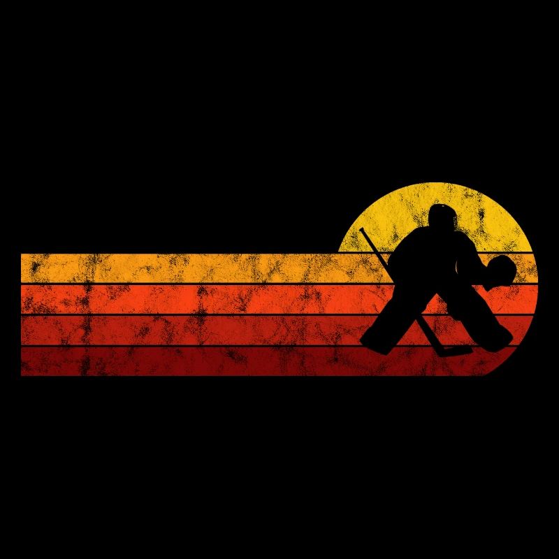 Eishockey im retro oder vintage Style für Kinder